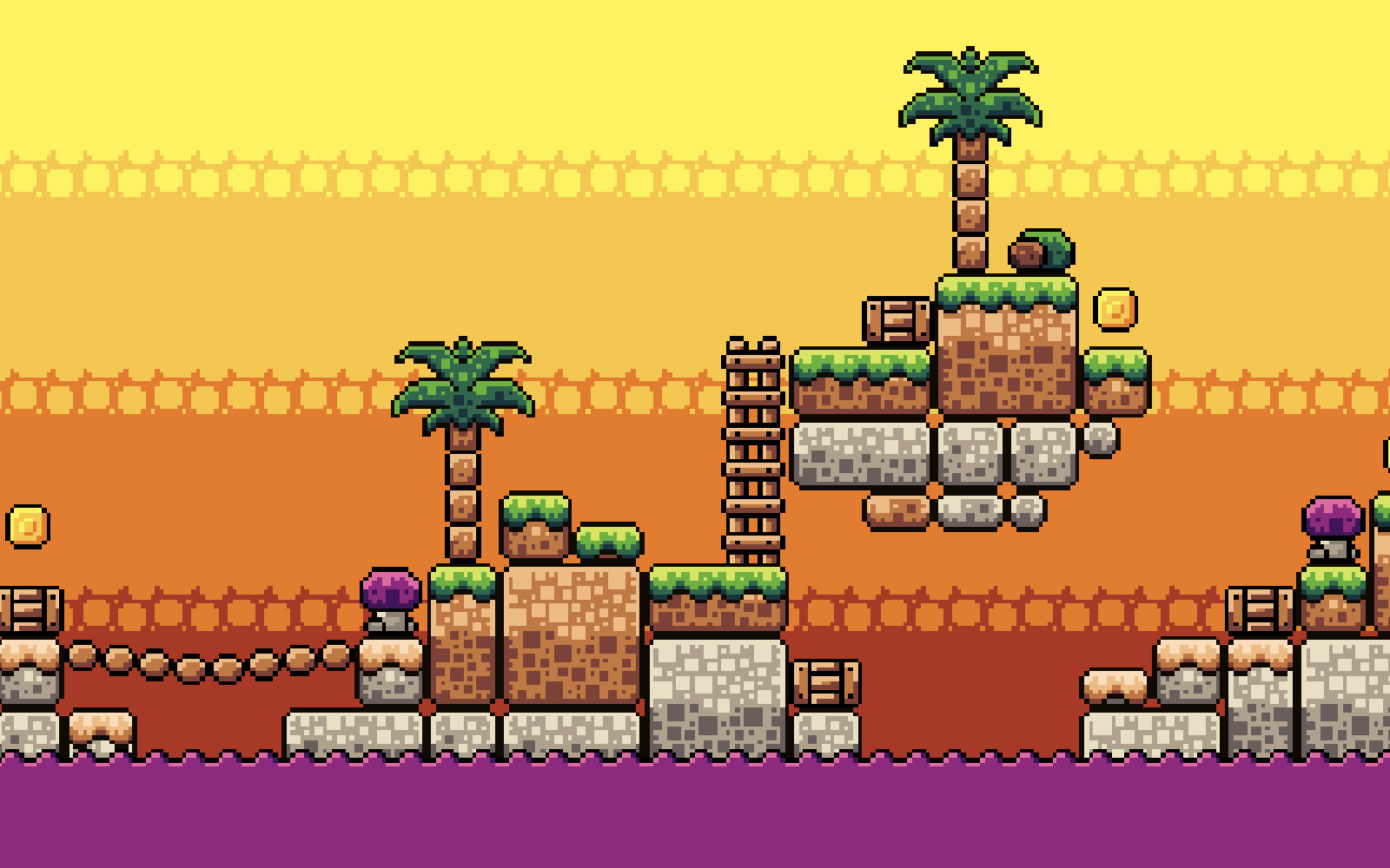 Four Seasons Platformer Tileset